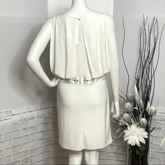 Ivory Bejewelled Jessica / Sears Midi Dress - Picture 5 of 12